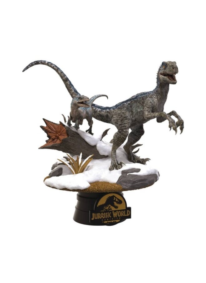 BEAST KINGDOM Jurassic World: Dominion Blue & Beta Diorama Stage-121 by Beast Kingdom 