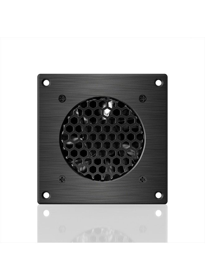 AC Infinity نظام مروحة تبريد هادئ AIRPLATE S1 بحجم 4" مع تحكم في السرعة، لخزائن المسرح المنزلي AV - Image 2