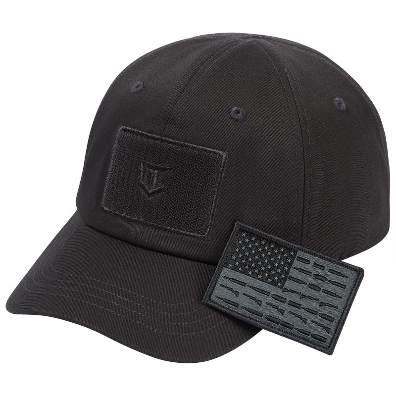 VisionTac Tactical Hat with Flag Patch Camo Military Army Hats Adjustable Trucker Baseball Cap Soft Top for Shooting - Image 1