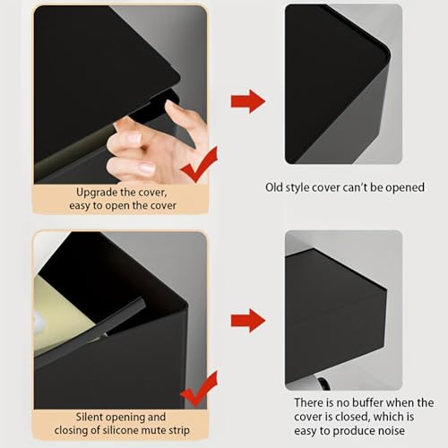 Loyanger Toilet Paper Holder with Shelf, Wipe Holders for Bathroom Flushable Wipes Dispenser Storage, Wall Mount Stainless Steel Toilet Paper and Wipes Holder Shelf(Color:1) - Image 5