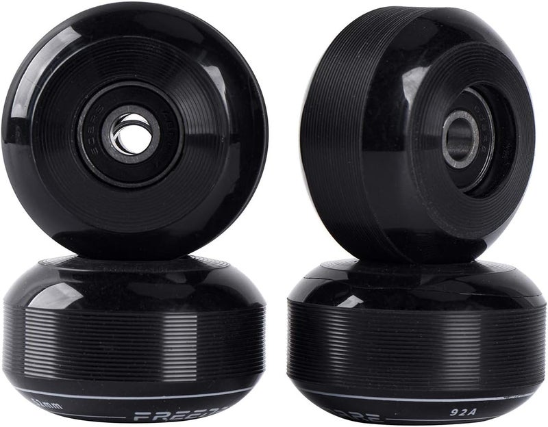 FREEDARE Skateboard Wheels 52mm and Bearings, Spacers Installed 92A for Street Tricks(Pack of 4) - Image 3