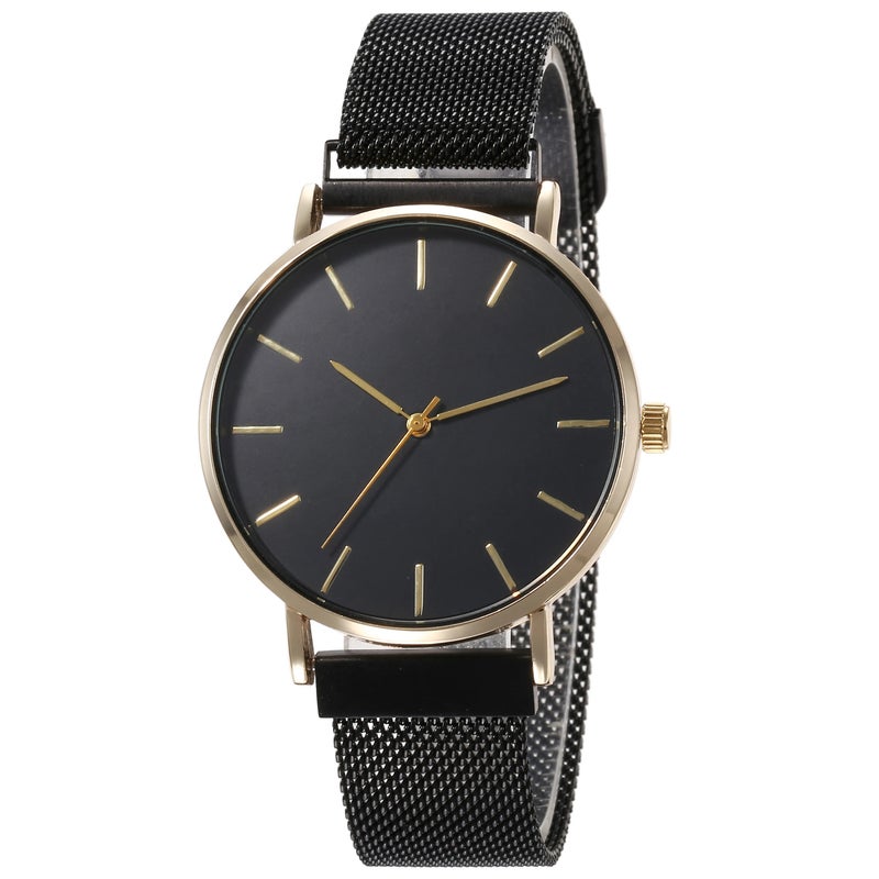 Y&D High Quality Minimalism Thin Men and Women Watch Stainless Steel Magnetic Mesh Strap Quartz Watch Gift Men Wristwatch No logo - Image 1
