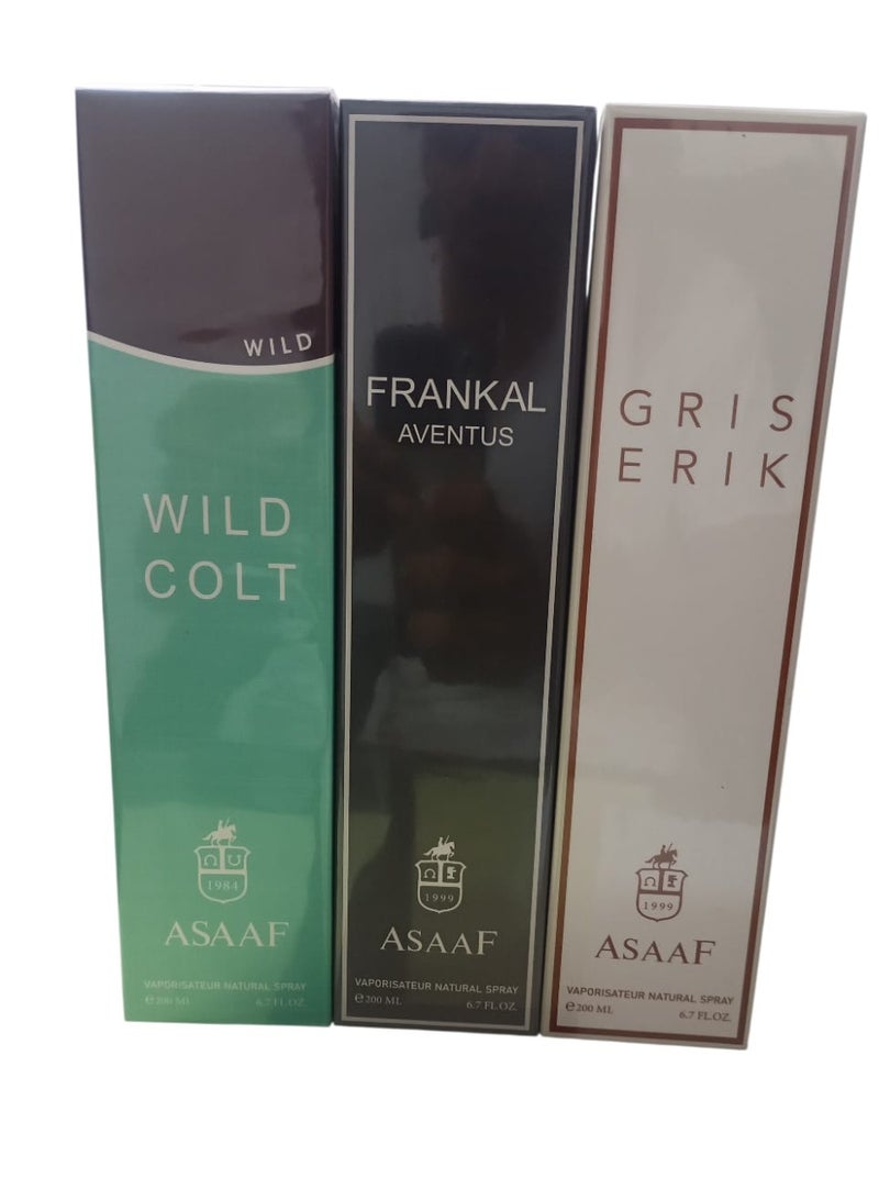 ASAAF PACKAGE ASAAF FOR WOMEN 3* PCS 200 ML - Image 2