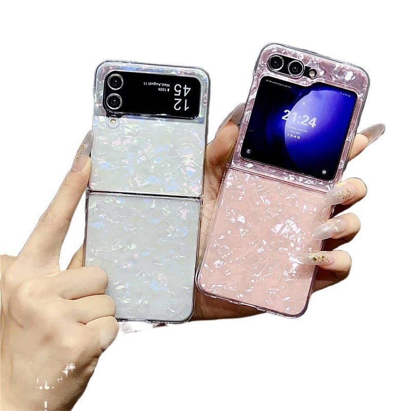 Cover Protective , Colorful , , Shell Pattern , for Samsung Galaxy Z Fold 5 with Lightweight Carry - Image 2