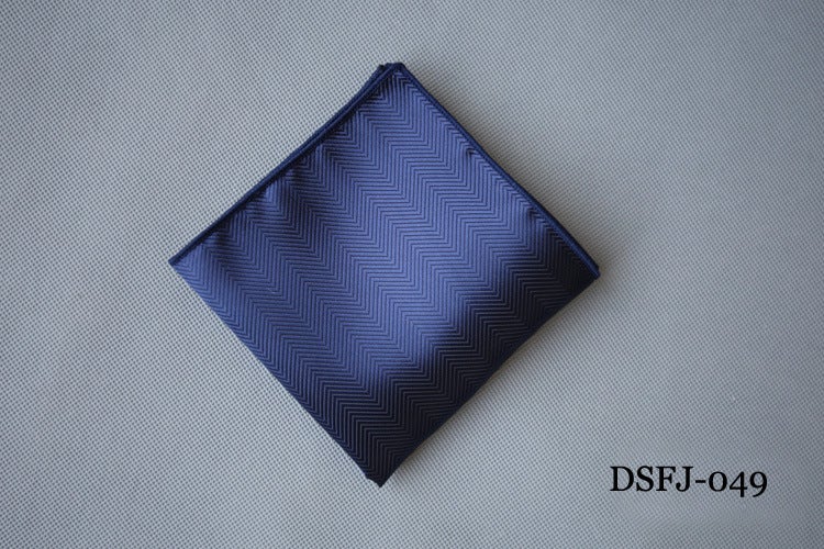 Men'S South Korea Silk Suit Pocket Scarf Groom Best Man Actor Host Performance Square Scarf Handkerchief - Image 1