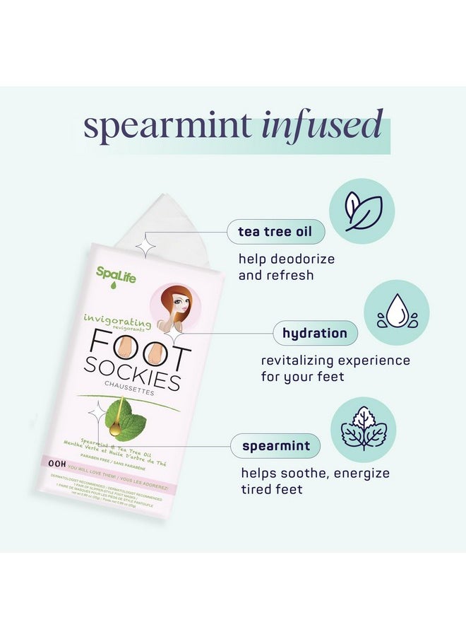 SpaLife - Moisturizing Hand Gloves And Foot Sockies Bundle 5 Hand Gloves & 5 Foot Sockies Set For Hydrating Dry, Cracked Hands And Feet Repairing Skincare Mini Gift Set - Image 1