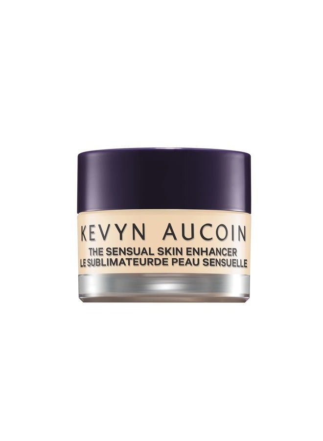 Kevyn Aucoin The Sensual Skin Enhancer, SX 01 (Light) shade: Evens skin tone. All-in-one foundation, concealer, highlight and contour. All skin types. Makeup artist go to that color corrects & covers. - Image 1