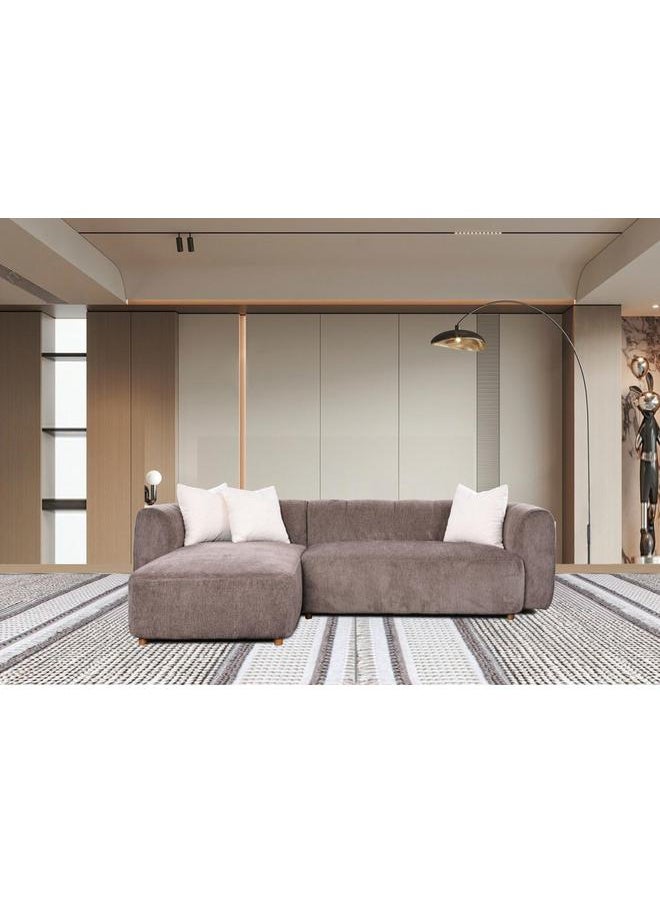 Miro Brown corner sofa  - Image 1