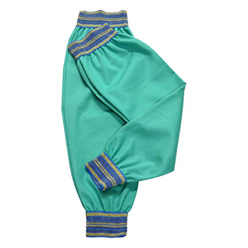 Tillman 6201 23" 9 oz. Green FR Cotton Welding Sleeves w/Elastic Wrist/Top - Image 3