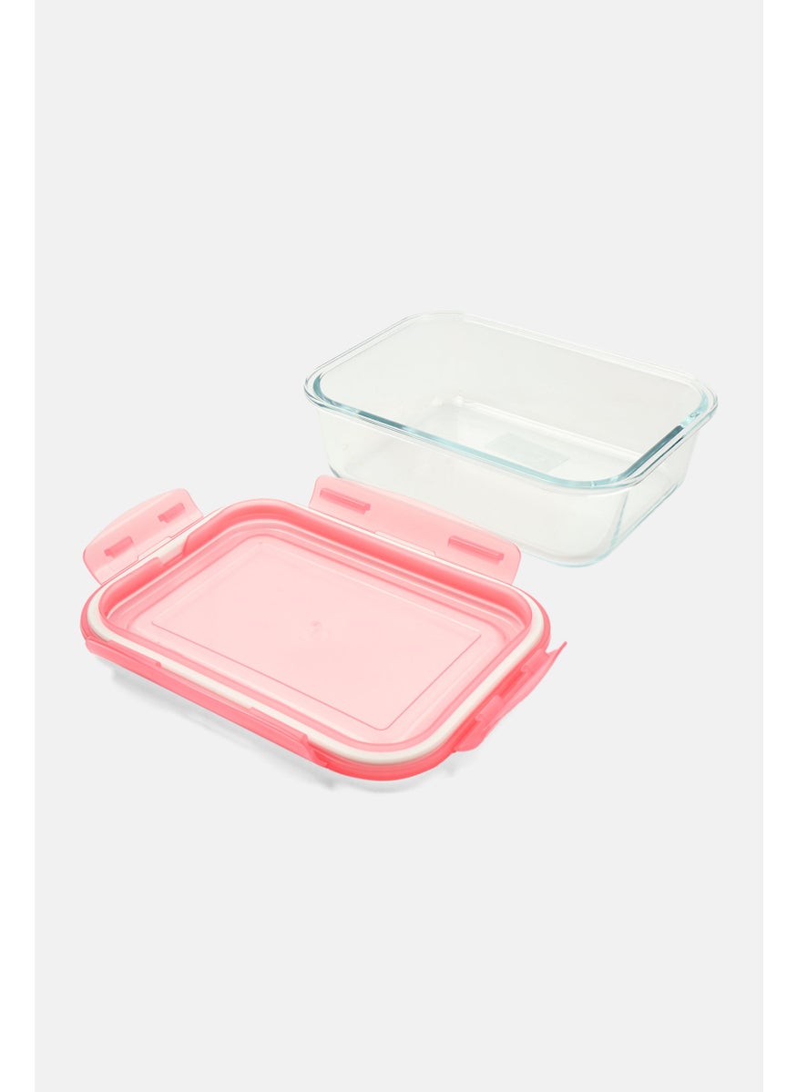 Farberware - 1 Piece Glass Storage Container 1500 ml, Pink - Image 1