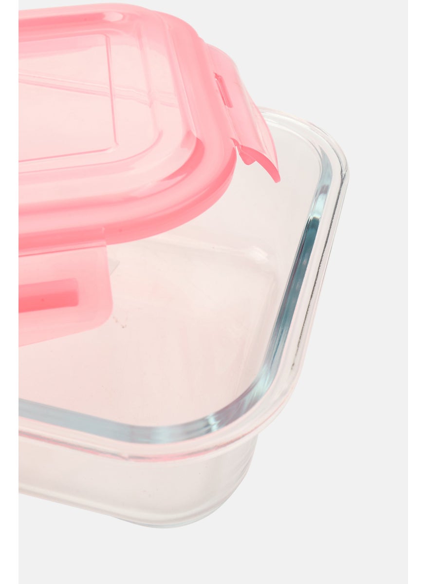 Farberware - 1 Piece Glass Storage Container 1500 ml, Pink - Image 1
