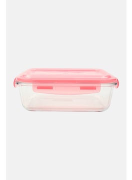 1 Piece Glass Storage Container 1500 ml, Pink