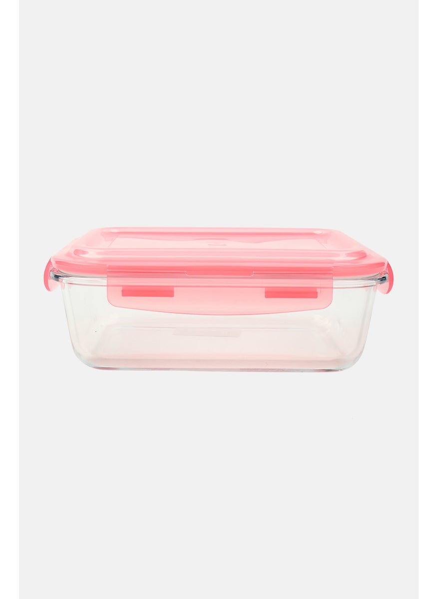 Farberware - 1 Piece Glass Storage Container 1500 ml, Pink - Image 1