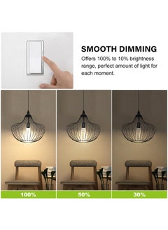 Sigalux Edison Led Light Bulbs, Dimmable Vintage Light Bulbs 40 Watt Equivalent, E26 Led Filament Bulbs, St19 Antique Amber Glass Light Bulbs Soft White 2700K, 400Lm, Cri90, Ul Listed, 4 Pack  - Image 2