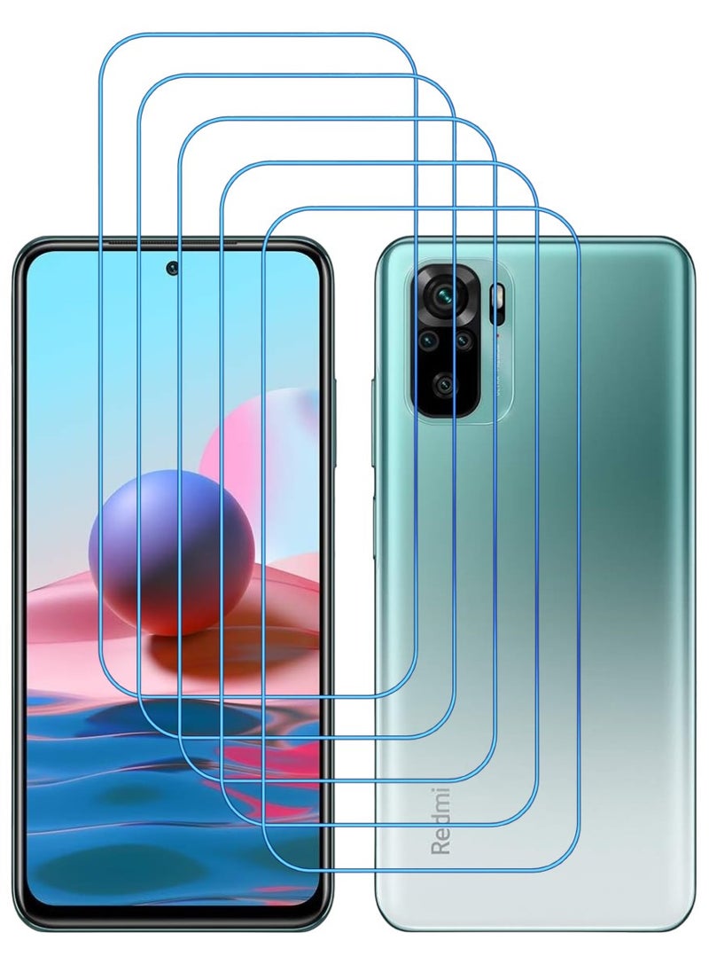 ACLIX 5 Pieces Antistatic ESD Dustproof Premium Quality High Definition Clear Tempered Glass Screen Protector Designed For Xiaomi Redmi Note 10 - Image 1