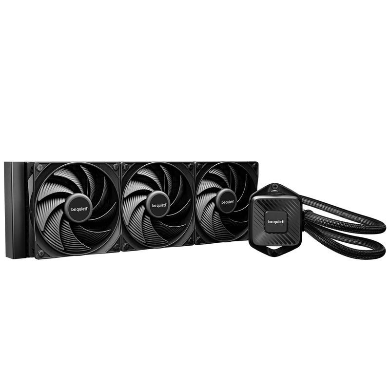 be quiet! Pure Loop 3 360mm All-in-One Water Cooling for Overclocked AMD/Intel Systems, 3X Pure Wings 3 120mm PWM High-Speed Fans, High Static Pressure, Whisper-Quiet PWM Pump - Image 1
