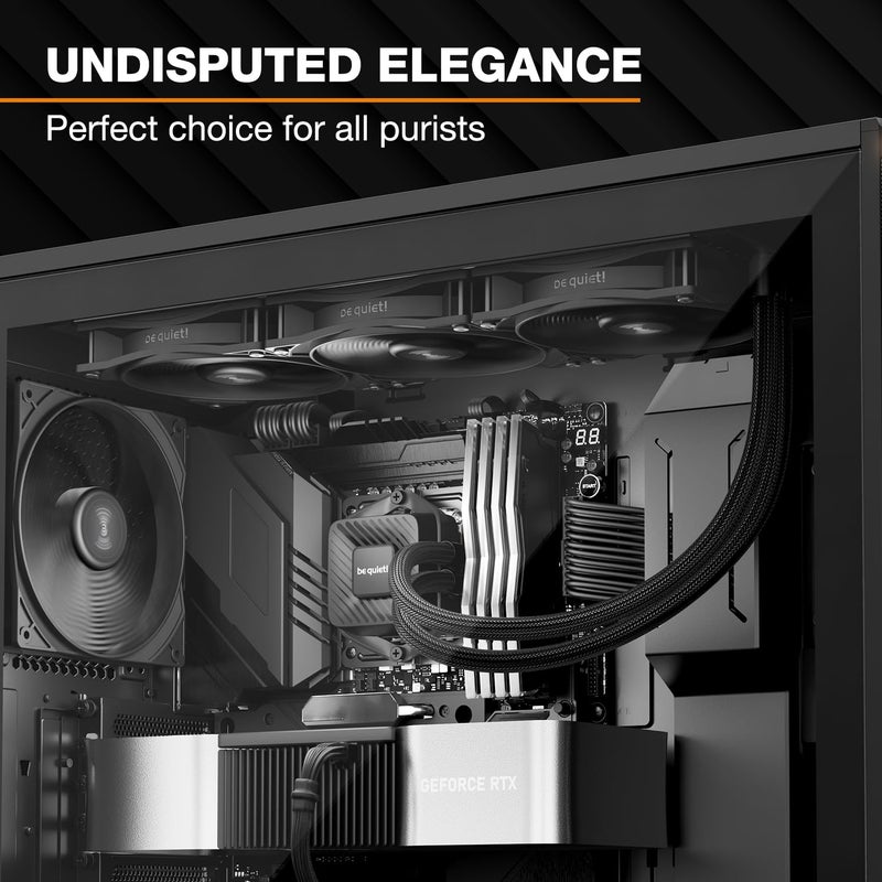 be quiet! Pure Loop 3 360mm All-in-One Water Cooling for Overclocked AMD/Intel Systems, 3X Pure Wings 3 120mm PWM High-Speed Fans, High Static Pressure, Whisper-Quiet PWM Pump - Image 5