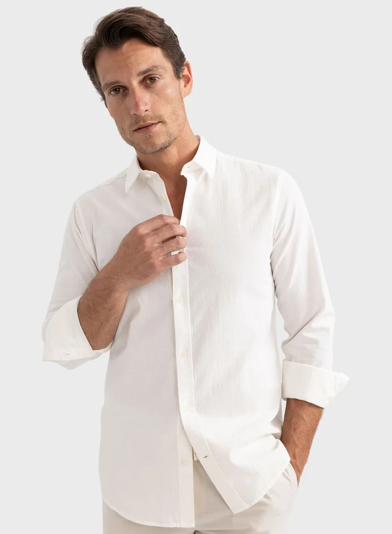 DeFacto Essential Slim Fit Shirt