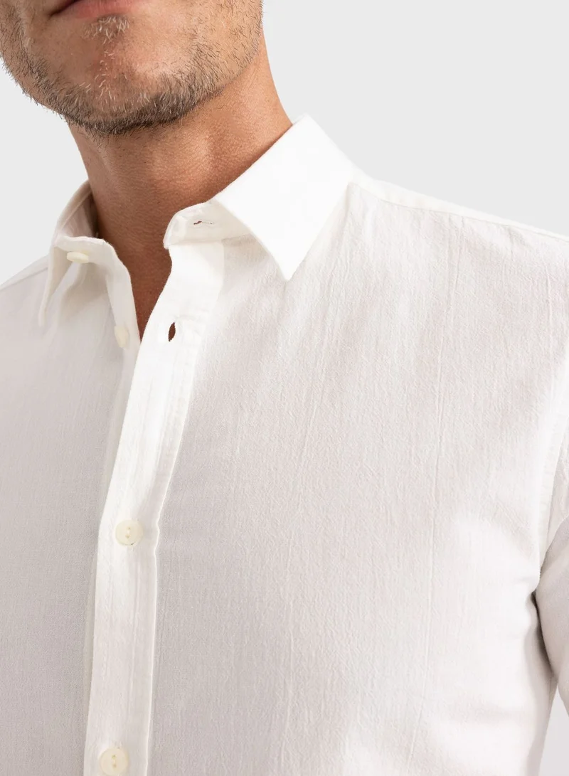 DeFacto Essential Slim Fit Shirt
