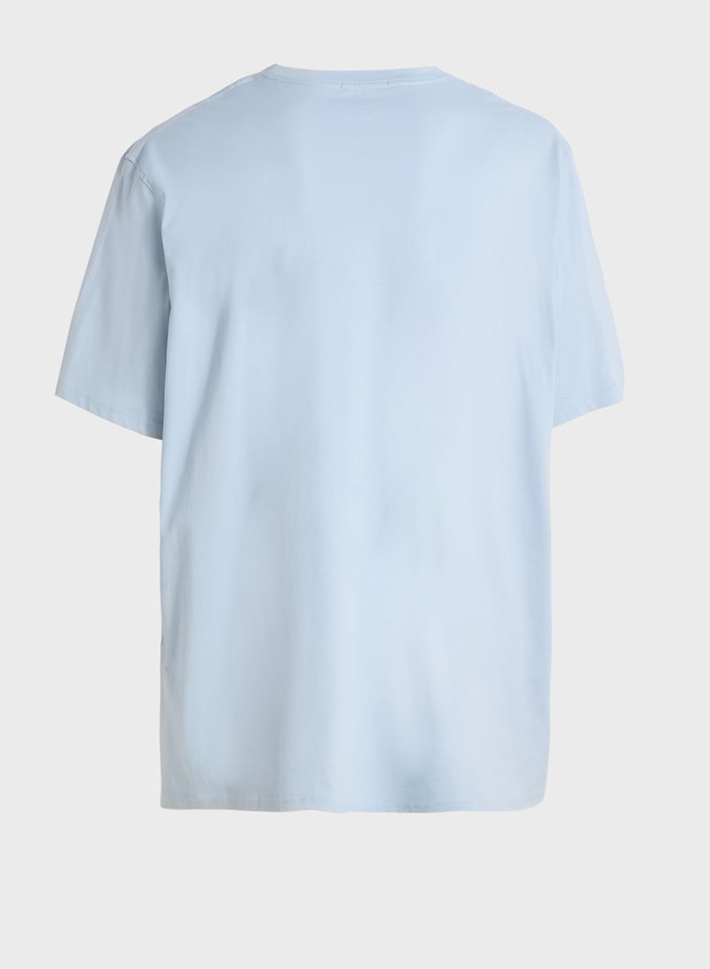 JACK & JONES Jortavira Aop Pocket Crew Neck T-Shirt  - Image 2