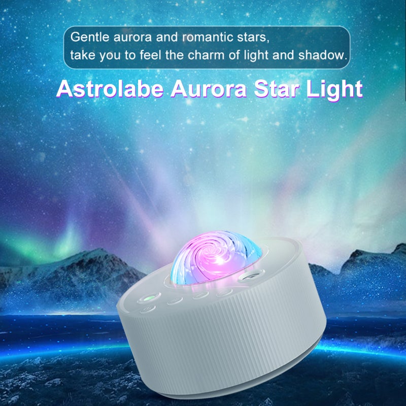 Astrolabe Northern Lights Star USB Ambient Moon Light Romantic Valentine's Day Projection Lamp - Image 4