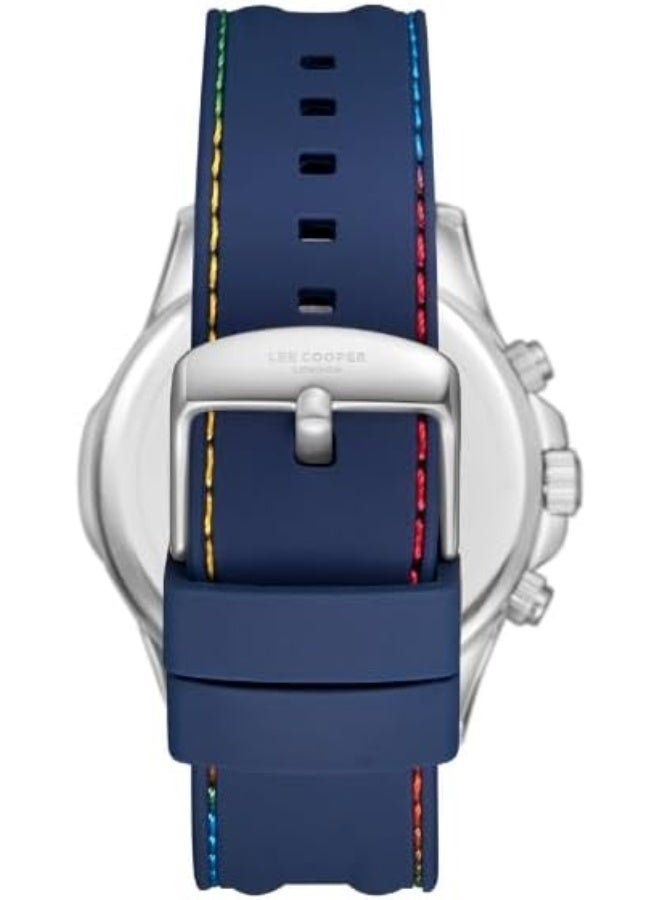 LEE COOPER Men Multi Function Dark Blue Dial Watch - LC08048.399 - Image 4
