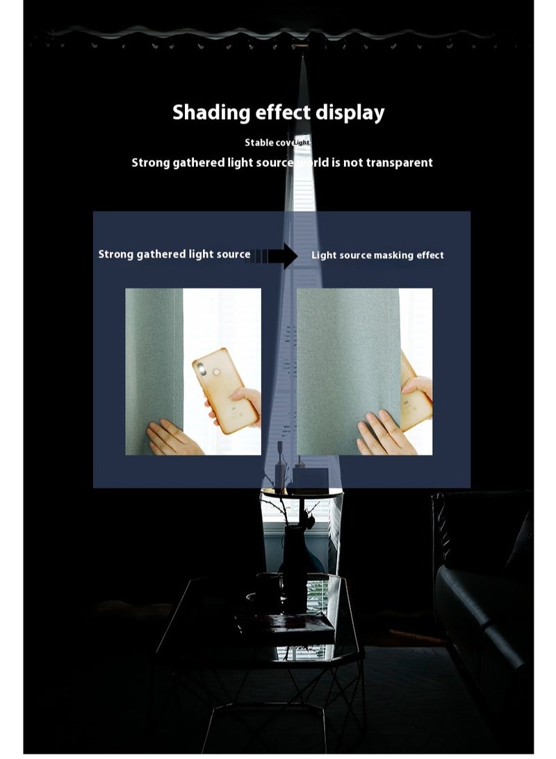 Bluejw 2-Piece Blackout Outdoor Curtains Grey - Image 4