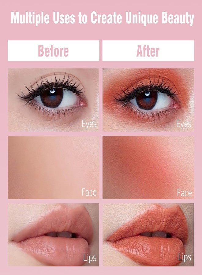 Fanterday Blush Stick, Cream Blush Stick for Cheeks-Multi-Use Face Blushes with Long Lasting Hydrating & Easy to Blend, Vegan & Cruelty-Free, Nourishing Formula, Travel Size for Natural Flush (Coral Orange) - Image 2