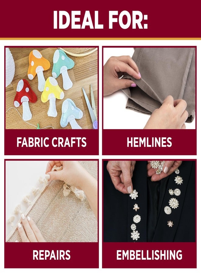 ألين غراء ألين للأقمشة 4 أونصة، لاصق غير سام، دائم وقابل للغسل، يجف بشكل مرن، رابط قوي على جميع أنواع الأقمشة، الرقع، الملابس، الدنيم، البوليستر، القطن، اللباد، والفانيلا. - Image 5