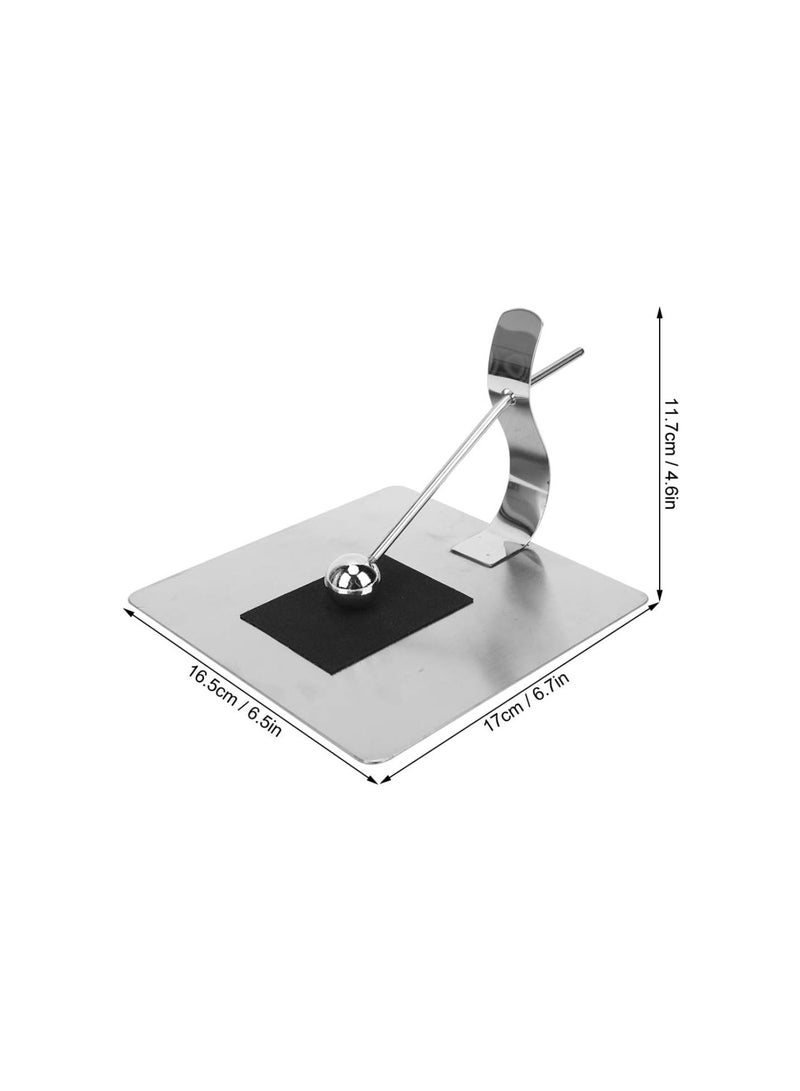 Napkin Holder for Tables, Square Stainless Steel Flat Napkin Dispenser Serviette Holders with Weighted Arm for Home Restaurant Kitchen Table