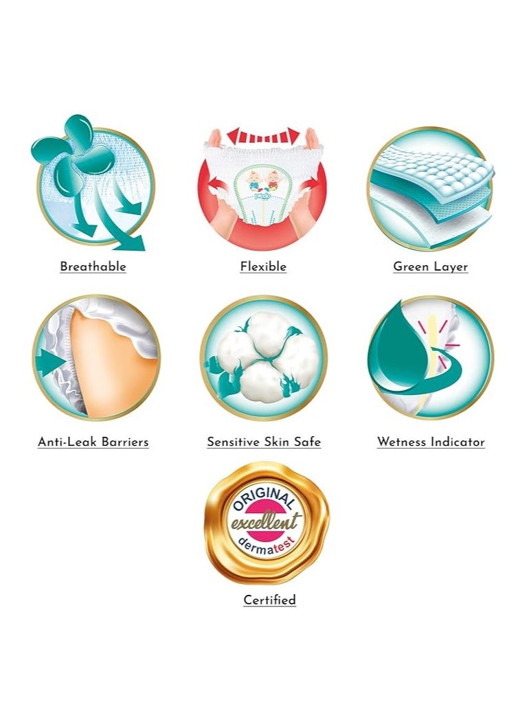 بريدو حفاضات بريدو بيبي بريميوم، مقاس 7 - 24 قطعة - Image 3