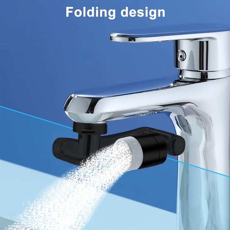 OneNine 1440° Rotating Faucet Extender Aerator, Universal Splash Filter Faucet for Kitchen Sink Bathroom, 1440 Big Angle Swivel Faucet Aerator Sink Face Wash Attachment with 2 Water Outlet Modes - Image 4