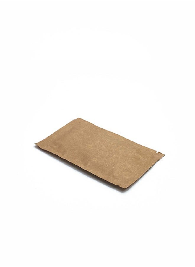 Halapack - [50 PCS] Halapack Brown Plain Pouch Refreshing Wet Wipes with Fluorescent Fragrance – Ideal for Hand Cleaning After Food - Image 1