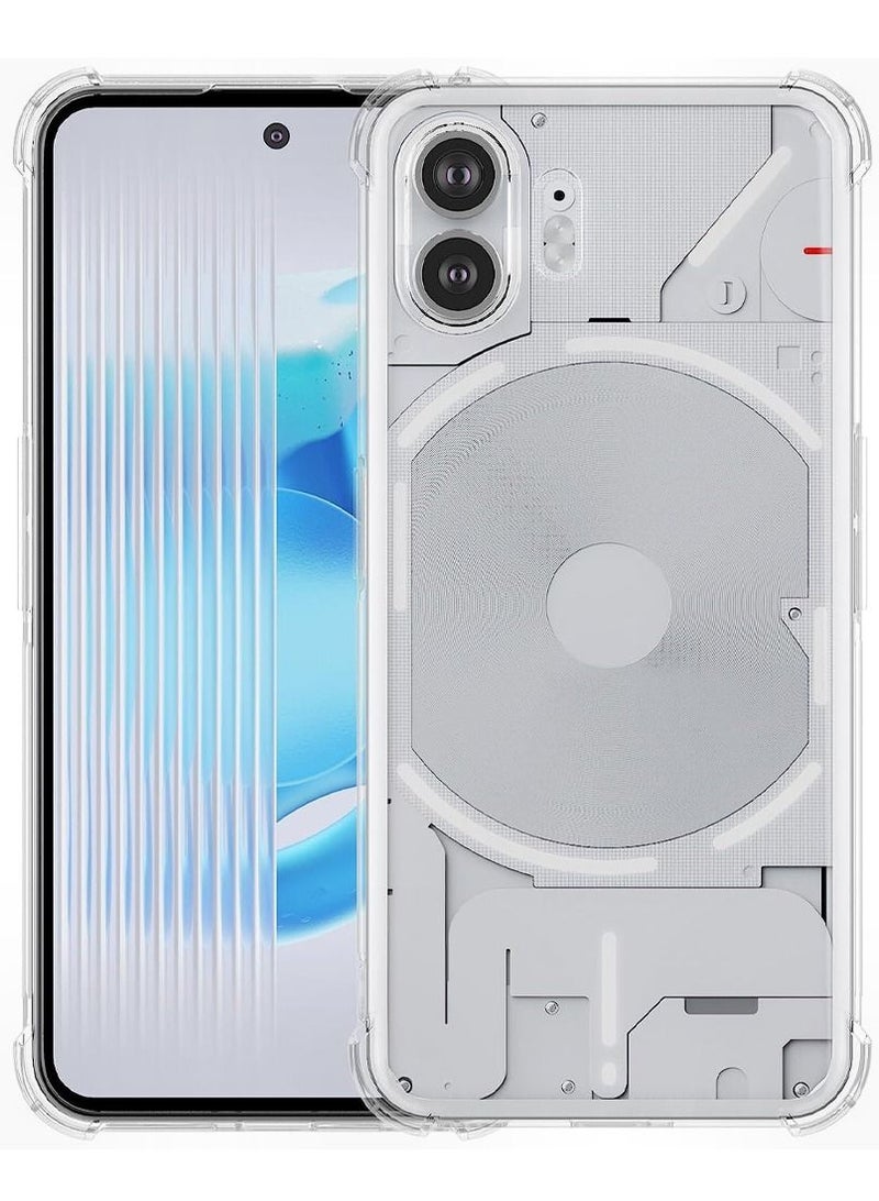 CATANES Nothing Phone 2 Case Anti Yellowing Clear Gorilla Case Drop Protection Cover Shockproof Anti Scratch TPU Case - Image 1