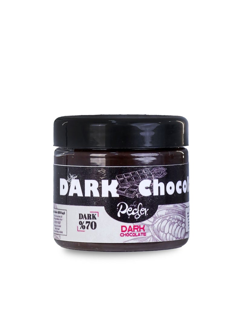 Pecder Dark Chocolate Spread, Creamy, 200ml premium quality - Image 1