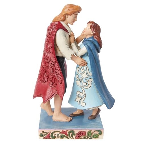 Enesco Disney Traditions Collection by Jim Shore Beauty and The Beast Belle and The Prince Figurine Stone Resin Hand Painted Crafted Collectible Disney Princess Figurines Home Decor Statue 787 Inch - Image 1
