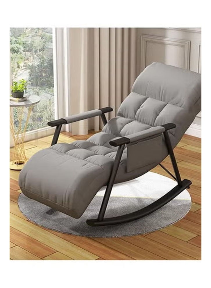 keke Rocking chair recliner upgraded version Grey black legs (tech fabric + adjustable) - Image 1