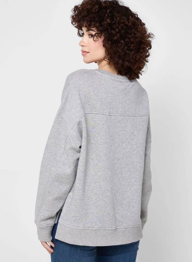 TOMMY HILFIGER Round Neck Logo Sweatshirt