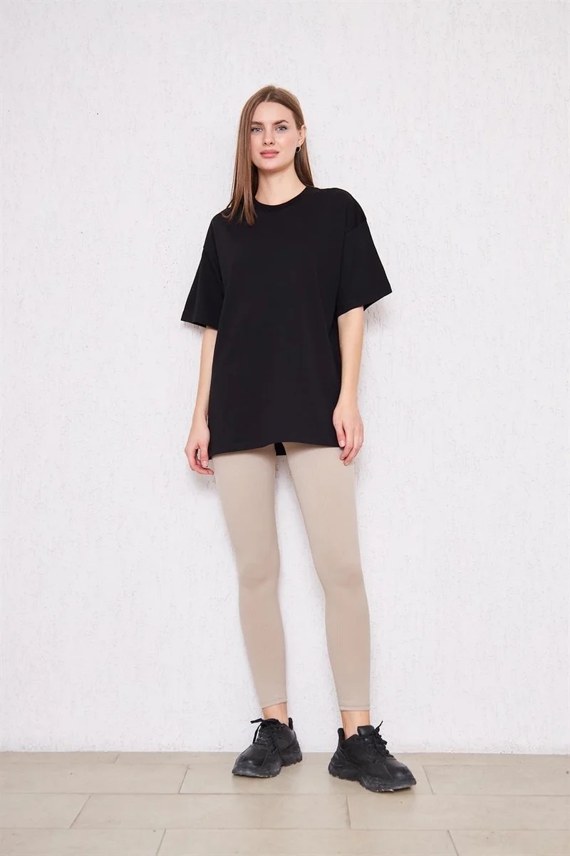 Camenta Butterfly Back Printed Oversize Women's T-Shirt