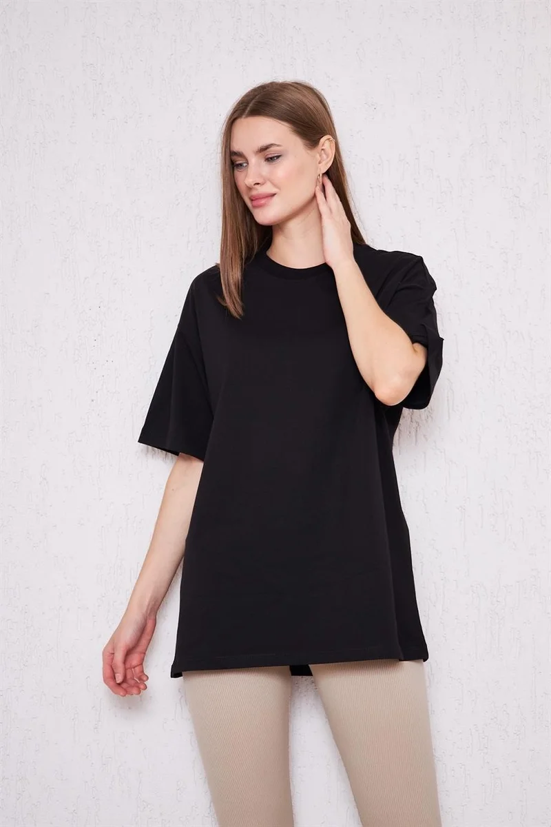 Camenta Butterfly Back Printed Oversize Women's T-Shirt