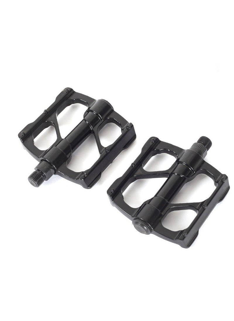 Generic - Bike Pedals, Aluminum Alloy Bicycle Pedals, Mountain Bike Pedal with Removable Anti-Skid Nails, Universal Aluminum Alloy Platform Pedal for Travel Cycle-Cross Bikes, 9/16inch - Image 1
