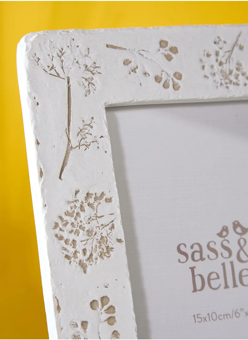 Sass & Belle Flower Imprint Frame