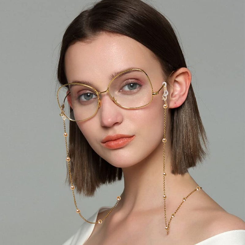ONESING ONESING 4 Pcs Eyeglass Chains for Women Eyeglasses String Holder Glasses Strap Eyewear Chain Glasses Cord Lanyard Gift  - Image 5