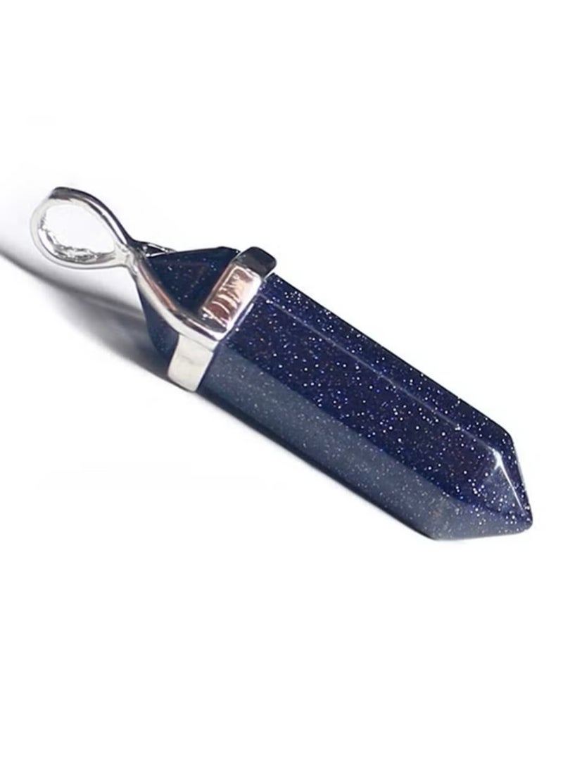 Quartz Chain Crystal Pendant Necklace - Image 3