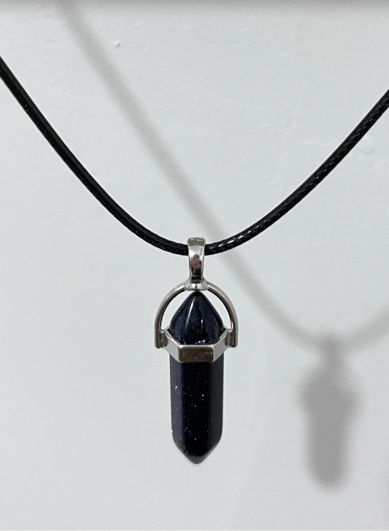 Quartz Chain Crystal Pendant Necklace - Image 5
