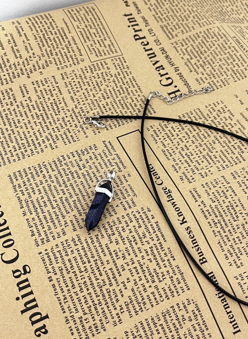 Quartz Chain Crystal Pendant Necklace - Image 4