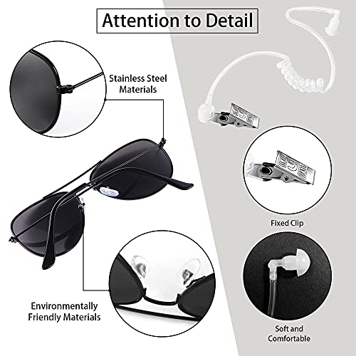 Boompark Ring Wedding Bearer Security:Ring Wedding Security Set Ring Box Bearer + Glasses + Earpiece + Badge Ring Gifts Proposal - Image 2
