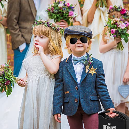 Boompark Ring Wedding Bearer Security:Ring Wedding Security Set Ring Box Bearer + Glasses + Earpiece + Badge Ring Gifts Proposal - Image 4