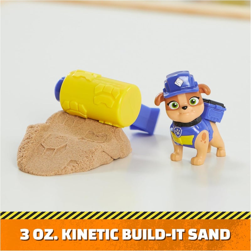 Rubble & Crew مجموعة شخصيات أكشن من Rubble & Crew مع شخصيتي Rubble & Mix، ولعبتي بناء و85 جرامًا من رمل Kinetic Sand Build-it Sand، لعبة مناسبة للأطفال من عمر 3 سنوات - Image 5