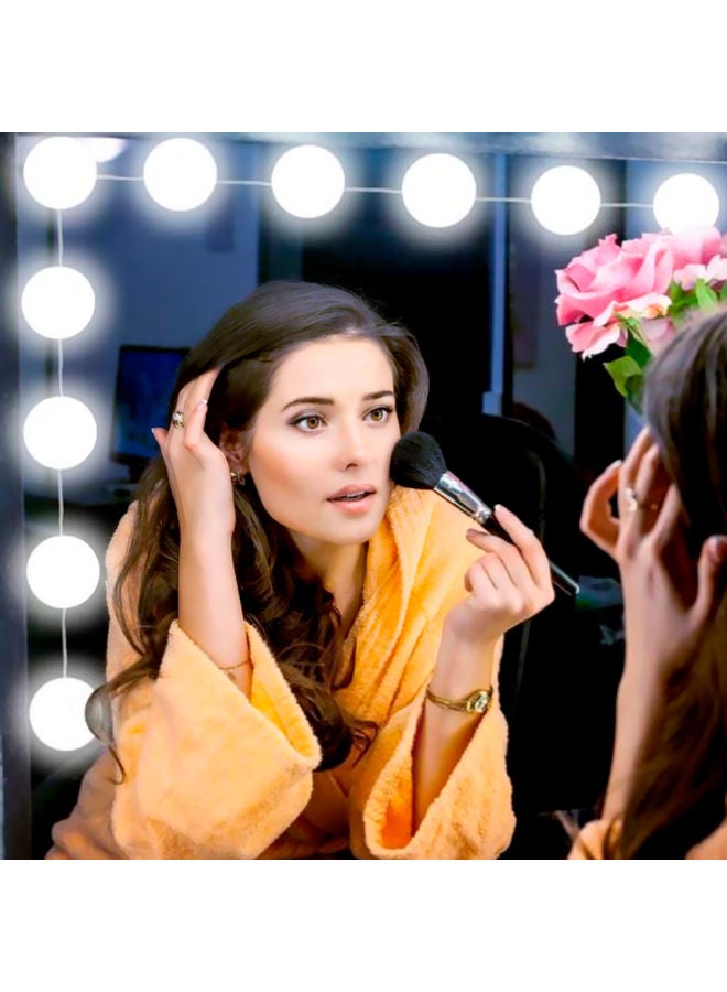 LED Vanity Mirror Lights Kit With 10 Light Bulbs White 21 x 5.8 x 15cm  - Image 5